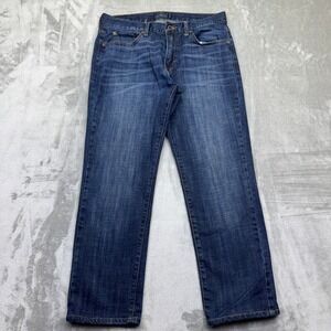 Lucky Brand 221 Original Straight Leg Sz 32 Dark Wash Denim Jeans Mens‎ Grunge